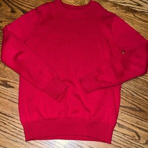 Cat and jack red crewneck sweater sizes medium (8/10) & large (12/14) NWOT
